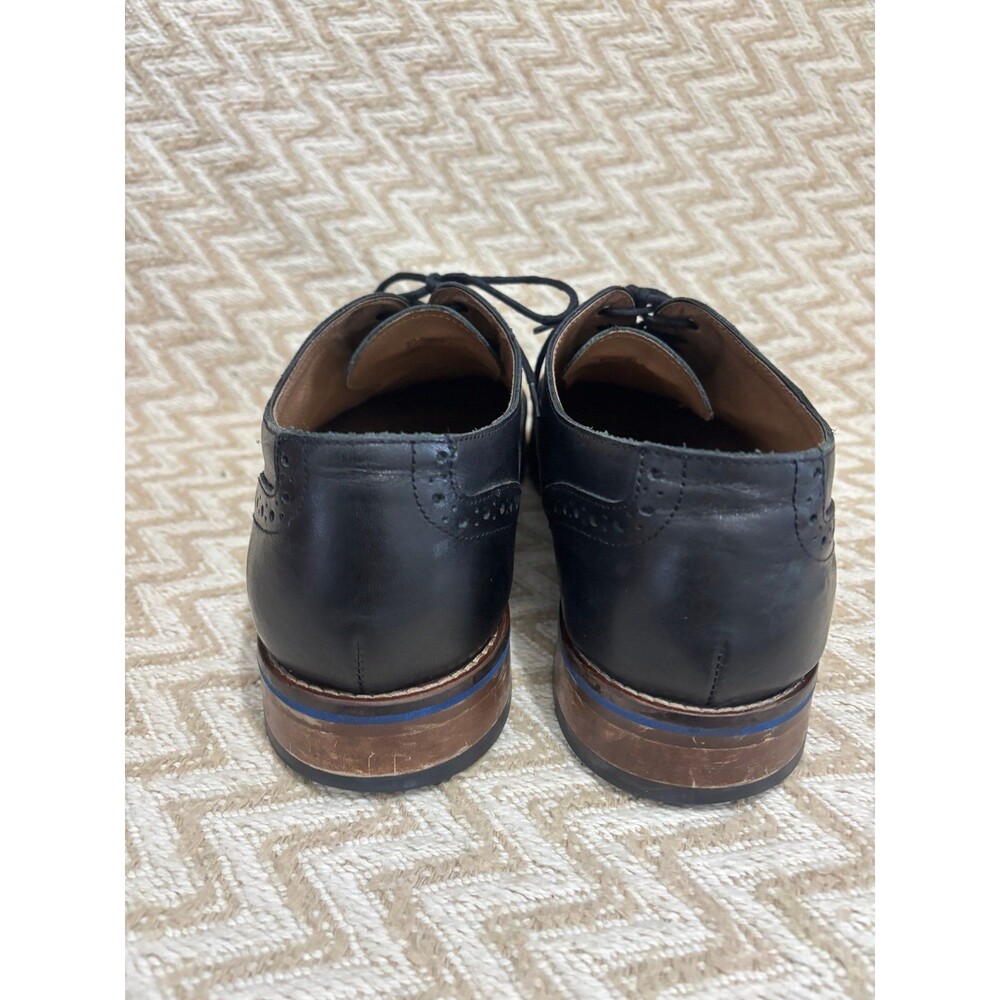 Johnston & Murphy Men’s Conard 2.0 Cap Toe Black Full Grain Leather - Picture 5 of 12